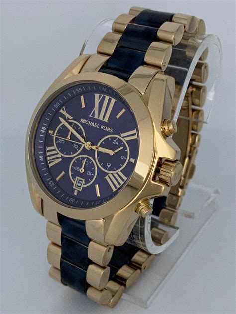 mk6268 michael kors|Michael Kors Bradshaw MK6268 Blue Wrist Watch for Men .